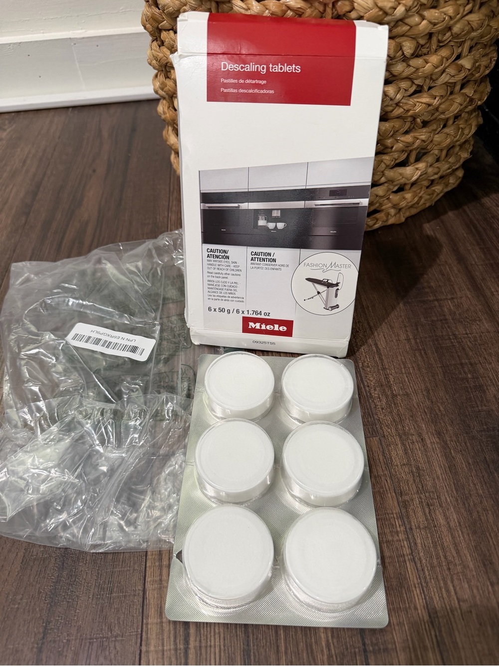 Miele Descaling Tablets for Coffee Machines, Steam Ovens, Ranges, 6 x 50 g New